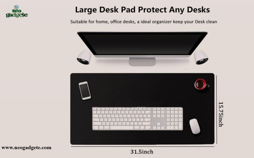 Both side use BonShine Desk Pad large size